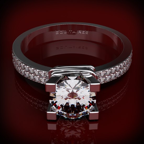 טבעת יהלום - קשר אהבה
